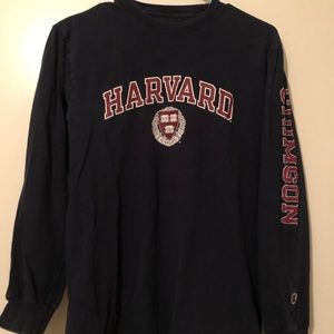 donating soon!! champion long sleeve harvard t-shirt